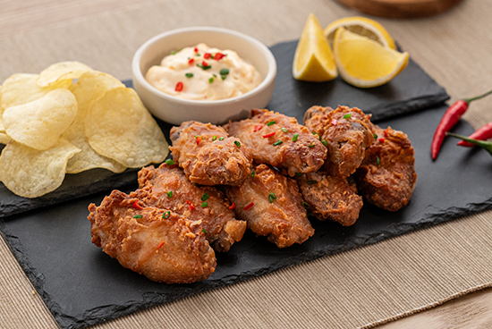 Har Cheong Gai with Spicy Mayo